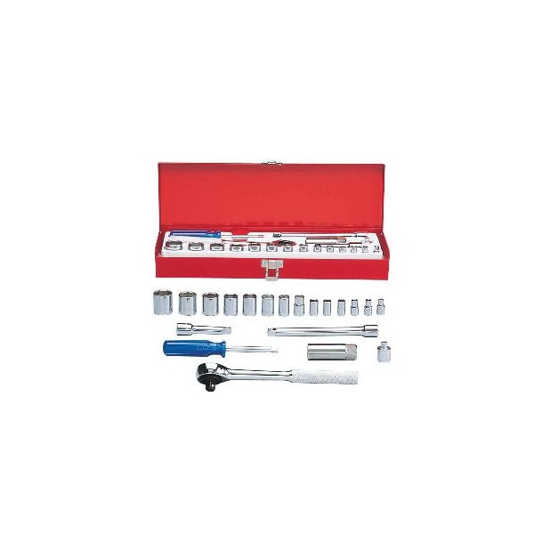 Set, Skt, 3/8, 6Pt, Mix, 20Pc, M-Box,